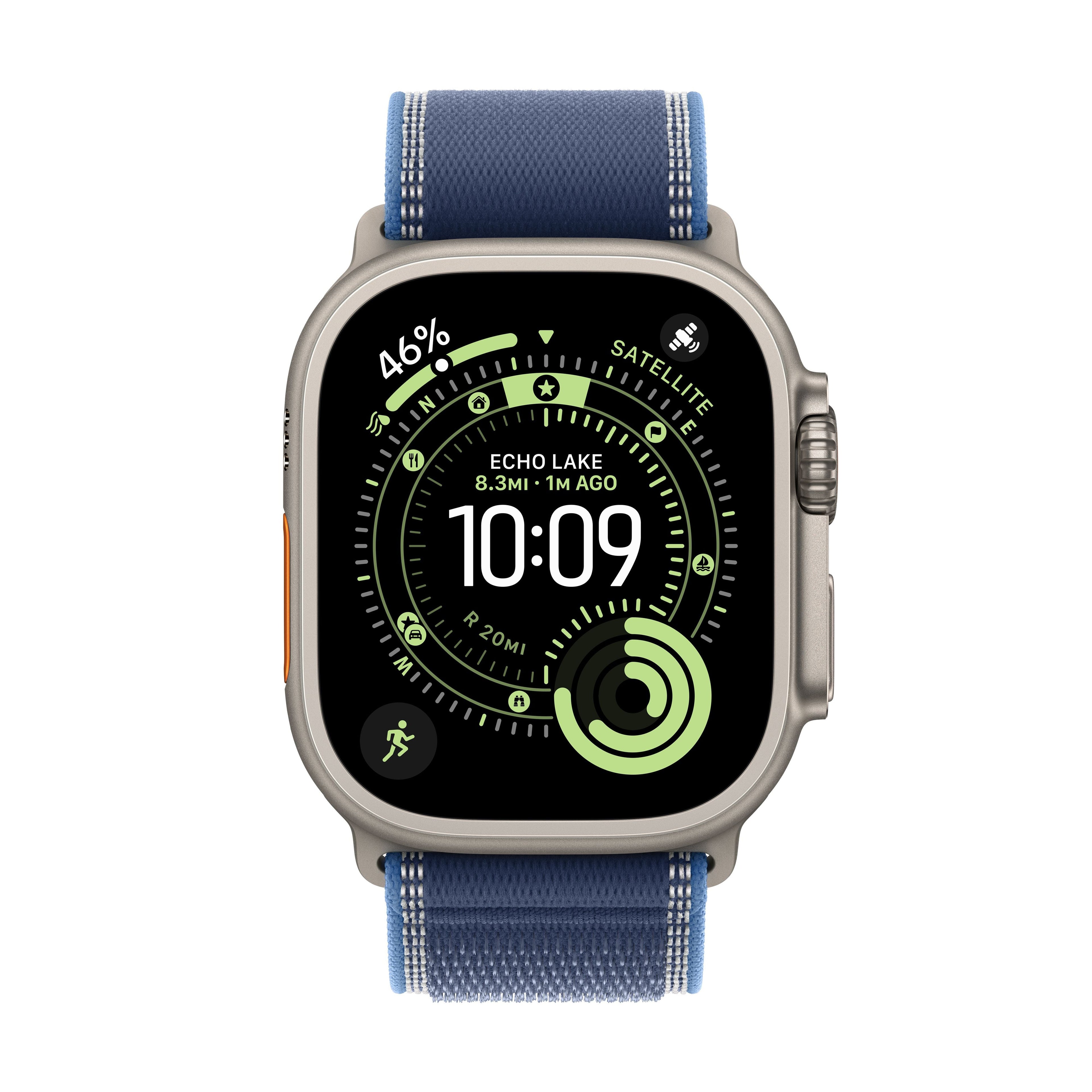 Apple Watch Ultra 3 | Hellblau | Alpine Loop Armband