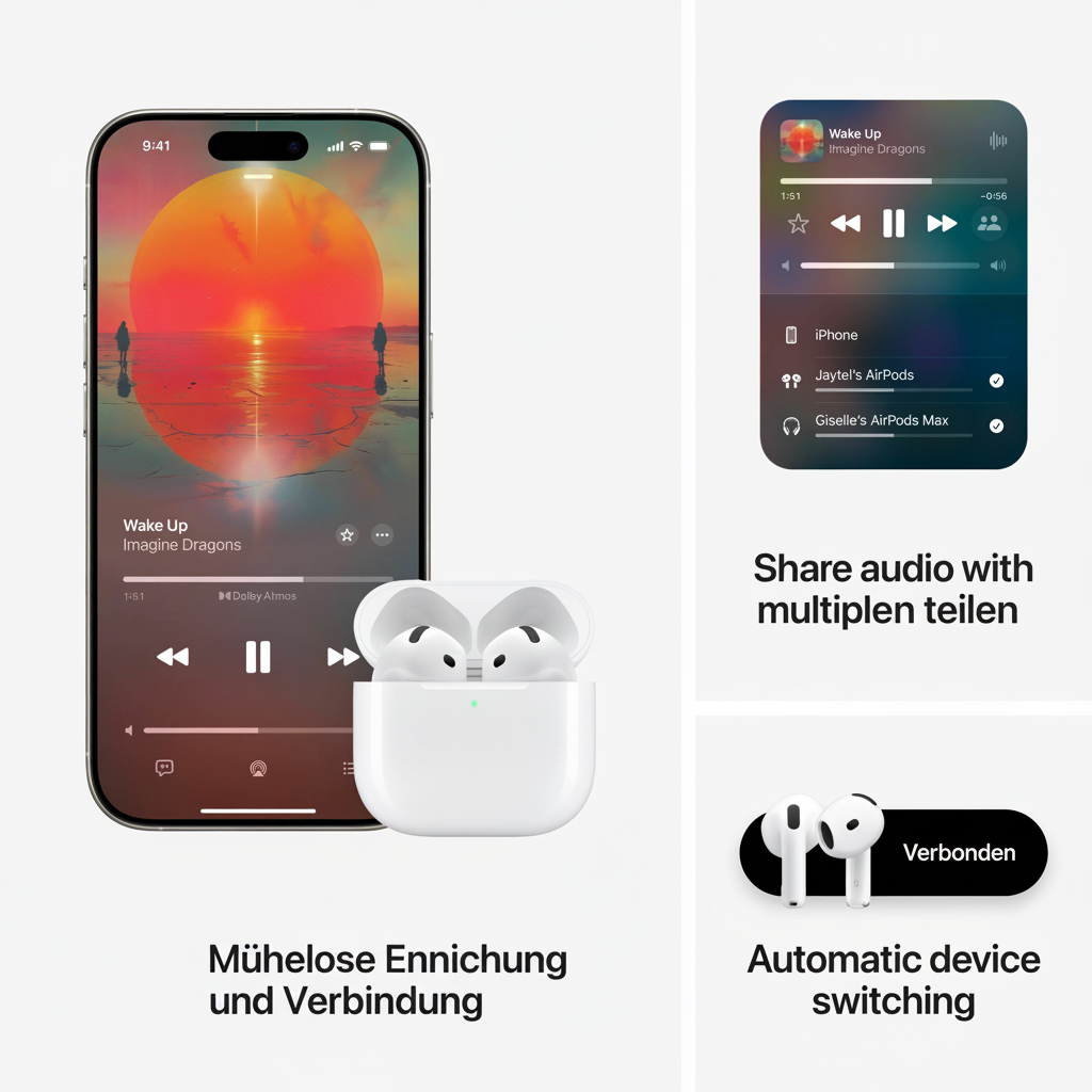 AirPods 4 - Mit aktiver Geräuschunterdrückung