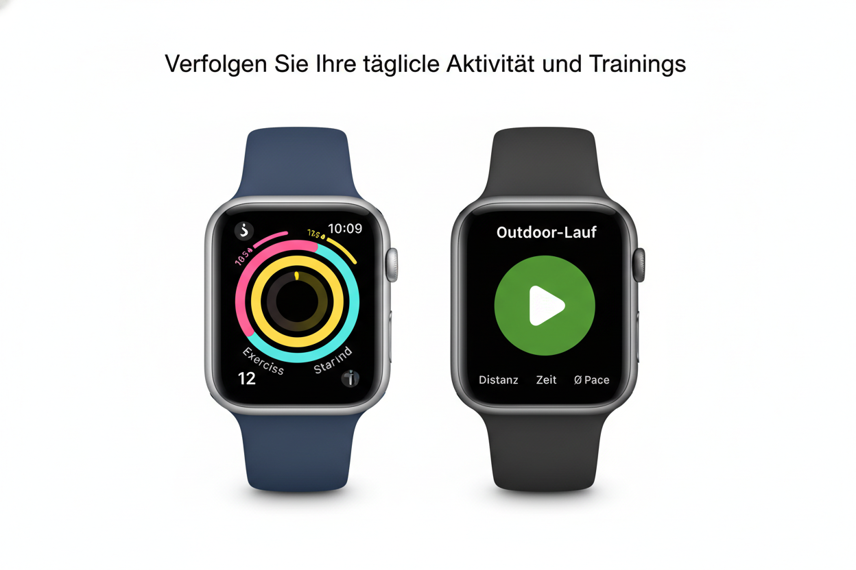Apple Watch Series 11 - Aluminium | Mitternacht | Sportarmband Mitternacht
