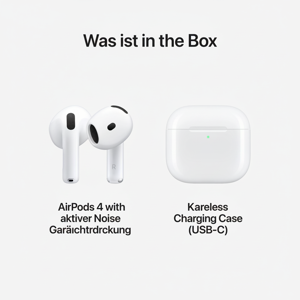 AirPods 4 - Mit aktiver Geräuschunterdrückung